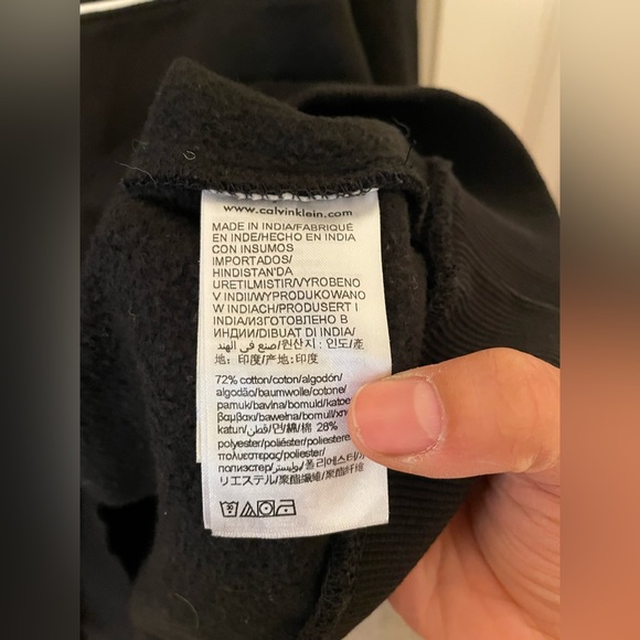 CALVIN KLEIN unisex logo pullover Sz L - Picture 4 of 4